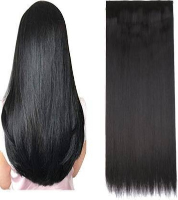 CAMOLA DEVA Unique 5 Clip Black  Hair Extension