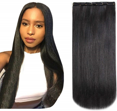 Blushia Beautuful Look Platinum Quality 5 Clip In Hair Extension