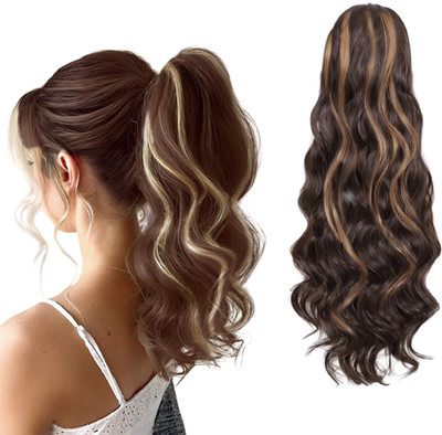 Blushia Synthetic Step Cutting Clutcher Ponytail (Highlighted) Hair Extension