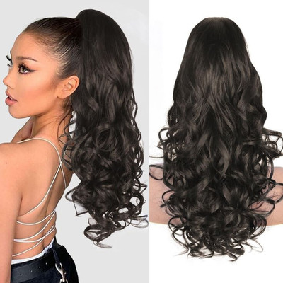 El Cabell Clutcher based Premium Quality Synthetic  Extension/Ponytail  Extension Hair Extension