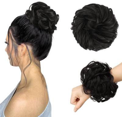 Sheetal Trader  Bun Extensions Messy Curly  Scrunchies Plus Size Hair Extension