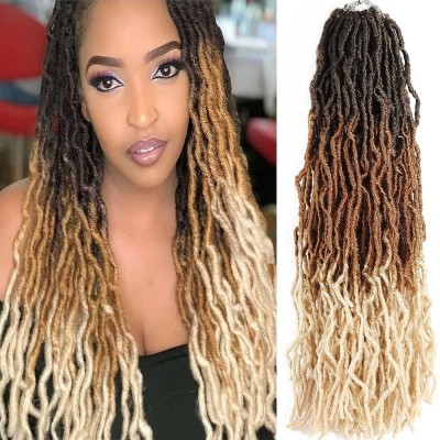 Ritzkart 20 Inch 24 pc Crochet Braids Dreadlocks Curly Braiding African  Extension Hair Extension