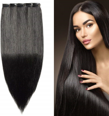 Blushia Beautiful Look Platinum Quality 5 Clip In Hair Extension