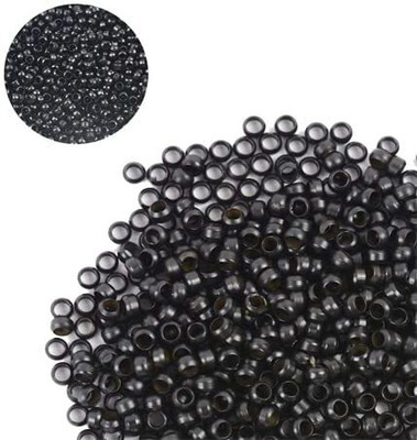 Blushia 200 piece Nano Rings Silicone Lined Micro Beads for Nano Ring Extensions Hair Extension