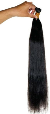 SHIVA I-Tip BROWN 22INCH Straight Extensions 100 Strands Hair Extension