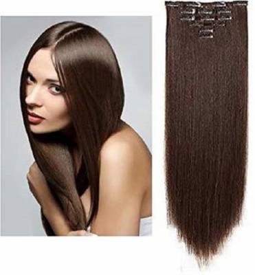 Sheny Natural brown soft silky 6 pcs extension for women Hair Extension