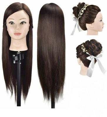 D-DIVINE Saloon Use Dummy For Styling Practice, Dummy With Stand Hair Extension
