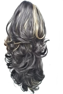 Getvock Golden High Lighter Pony Wig Hair Extension