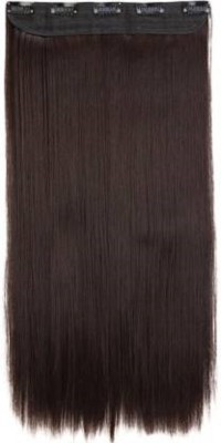 HAVEREAM Stylish straight silky soft Brown hair extension Hair Extension