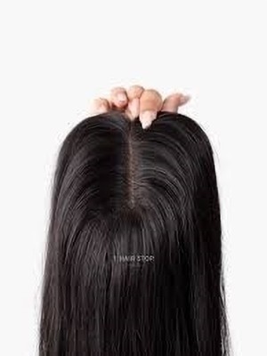 kerav Straight 5 clip topper natural brown hair extension for women Hair Extension