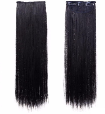 SHIVA 2CLIP BROWN 18INCH Straight Extensions 2PC Hair Extension