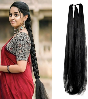 BClassy Choti Black 26 Inch Instant For Women, Girls Bridal Fashionable Hair Extension