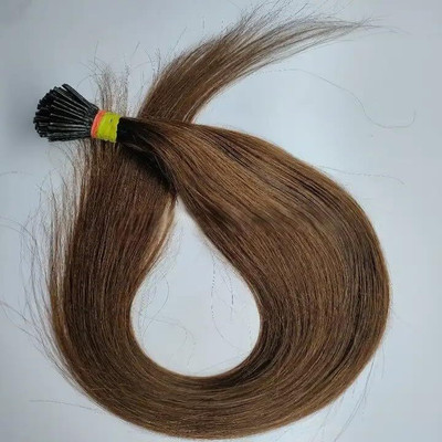 SHIVA I-Tip BROWN 18INCH 100 Strands Hair Extension