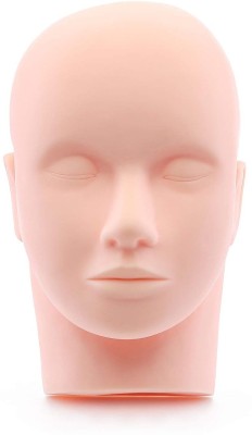 Cosluxe Mannequin Doll Face Head For Eyelashes & Makeup Practice  Accessory Set Hair Extension