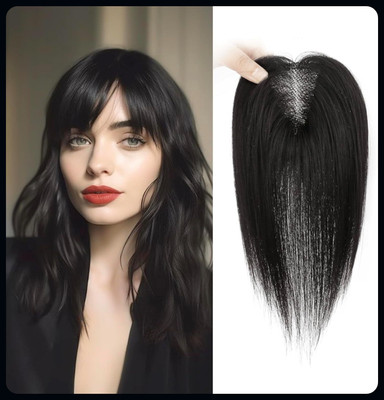 Hamsri 5 clips hair topper middle part-N Hair Extension