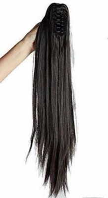 Sheny Straight natural black long synthetic clutcher ponytail Hair Extension