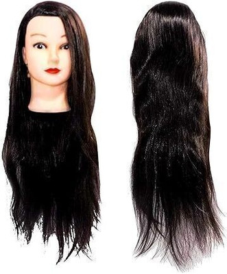 Lebene Mannequin Head With  26 Inch Long Synthetic  Dummy For  Styling Hair Extension