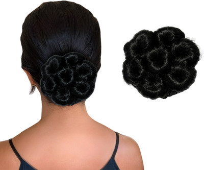 D-DIVINE  Piece |  Bun | [Black] Messy Bun  Extension [PACK OF 1] Hair Extension