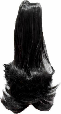 CRIBE Best Quality Natural Black Pony Wig Step Cutting Style Fashanable Hair Extension