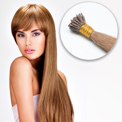 Hairarchy I-TIP CHESTNUT BROWN 22 INCHES Hair Extension