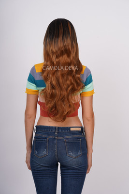 CAMOLA DEVA Fancy full head wavy hair wigs/ extensions for elegant looks. Hair Extension