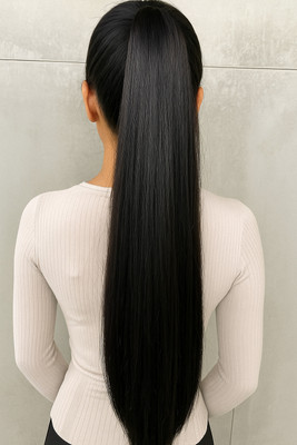 SRJ CLUTCHER Sleek High Ponytail  Extension Hair Extension