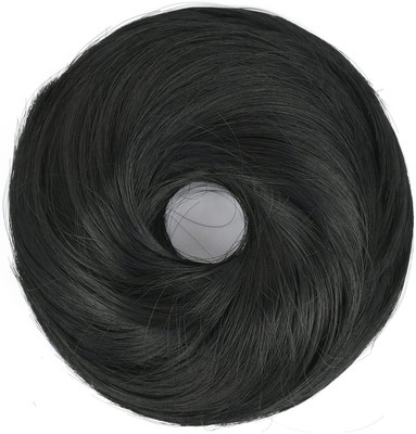Pinaka Human  Messy Bun Soft  Elastic Band Fluffy Hair Extension