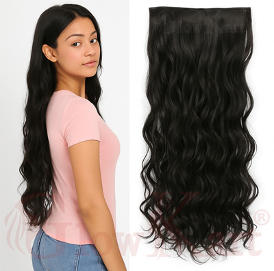 NAZARIO 24 Inch Royal Curly 5 Clip Wave Hair Extension