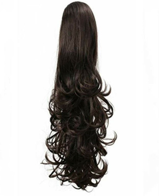 Blushia Natural black 2 in 1 pony wig clutcher step cutting style 43 Hair Extension