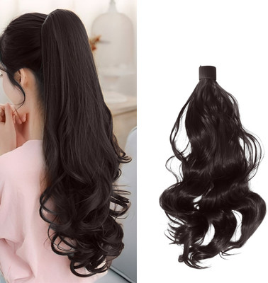 VIVIAN  Extensions And Wigs Ponytail  looking Scale  Extension, Brown Hair Extension