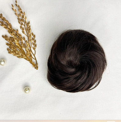 Hairarchy Clip In  Buns Dark Brown Hair Extension