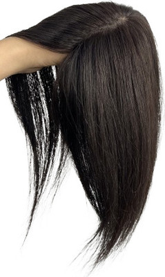 TreeMegaMart Real Human Toppers for Women with Thining  Extension Hair Extension