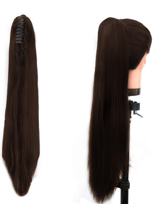 VAGHBHATT Synthetic Straight Clutcher Ponytail  Extensions For Women And Girls Hair Extension