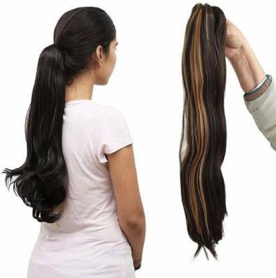 Getvock Highlight clutcher ponytail for women and girls Hair Extension