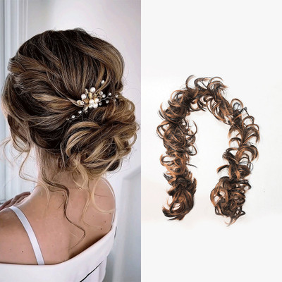 VIVIAN Highlight Elastic Long  Frill, 50 Grams Hair Extension