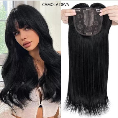 CAMOLA DEVA 5clip_Brown_topper Hair Extension