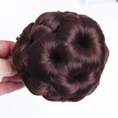 GLITZ & GLAMOUR  bun Artificial Synthetic Tress Claw In Ponytail  Chignon Ponytail Hair Extension