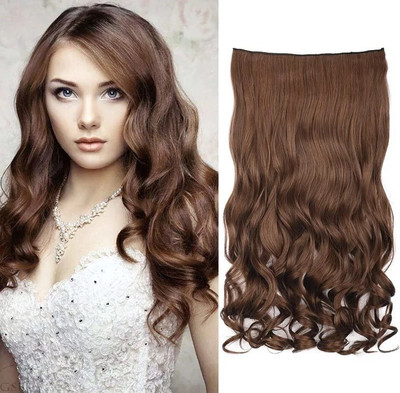 FLUSHIA 32_3_Curly_Crd_BR Hair Extension