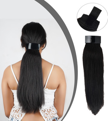 RefynHair Women 100Gr Clip Ponytail With Natural Color Hair Extension