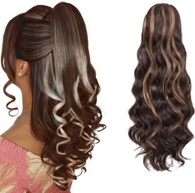 Views Synthetic Step Cutting Clutcher Ponytail Extension (Highlighted) Hair Extension