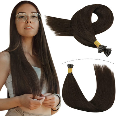 D-DIVINE Remy I-Tip Permanent  Extensions 50 Strands/Pack (30 inch, 50g, Pack of 1) Hair Extension