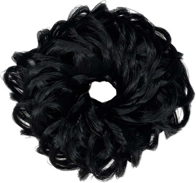 YUVIKA ENTERPRISES Pack of One Plane juda middi black Extensions Bun Hair Extension