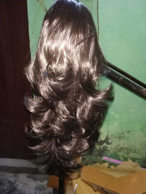 Rizi Glamorous out curl step cut hair Add volume length maya29a Hair Extension