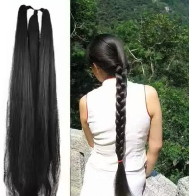 TMS ENTERPRISES Braid Choti  Extension (Black) Hair Extension