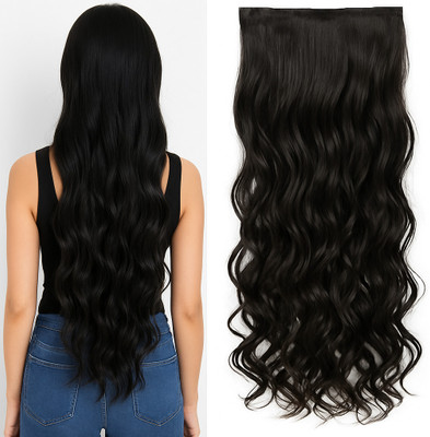 NAZARIO 24 Inch Natural Curly 5 Clip Boost Hair Extension