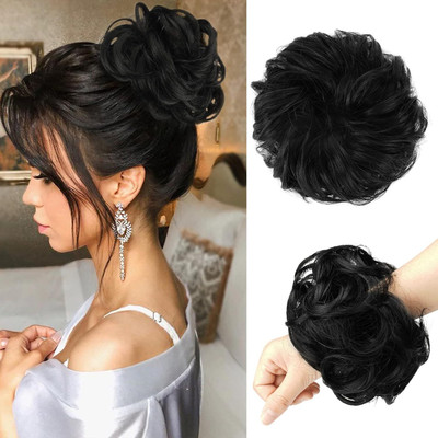 Sheetal Trader air Bun Extensions Messy Curly  Scrunchies Plus Size Hair Extension