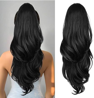 D-DIVINE Ponytail Extension, 22 Inch Drawstring Ponytail Extension for Women Hair Extension