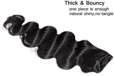 Blushia Beautiful Looks Premium Quality Wavy 5 Clip In Hair Extension