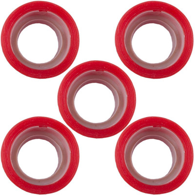 MEGARICH  Patch Tape, Transparent Double Sided Red Tape For  Attachment, Set of 5 Hair Extension