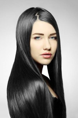 HAVEREAM stylish soft silky straight black hair extension Hair Extension